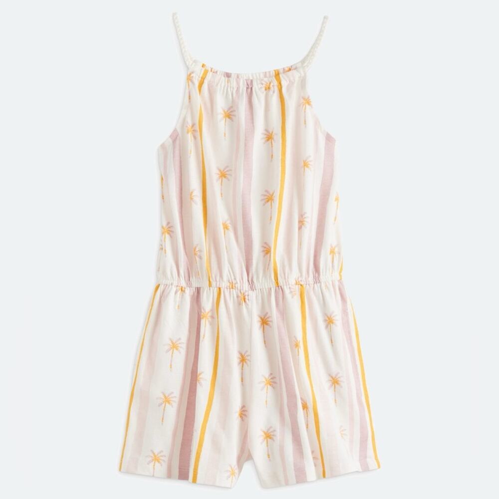 Rumi + Ryder Antonella Palm Print Romper XS
